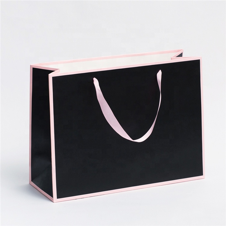 Wholesale Luxury Boutique Packaging Custom Logo Shopping Paper Bag With  Handle From m.