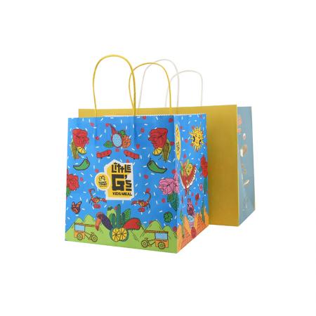 Wholesale custom logo paper bag paper bag design