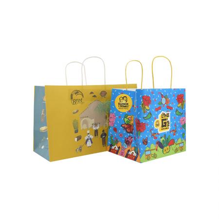 Wholesale custom logo paper bag paper bag design